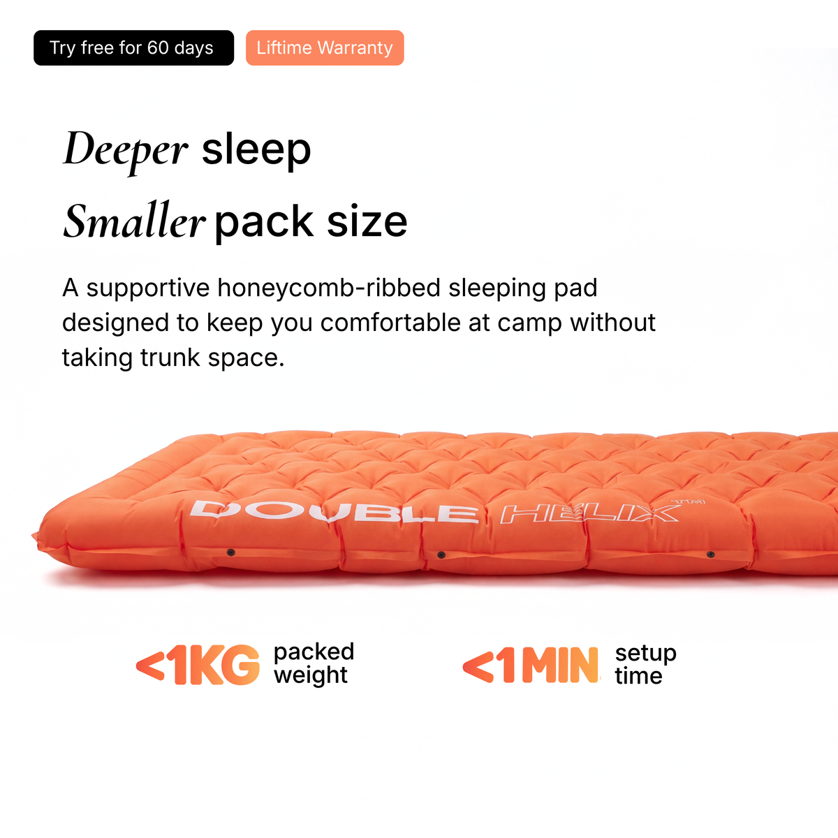 Double Helix Sleeping Pad
