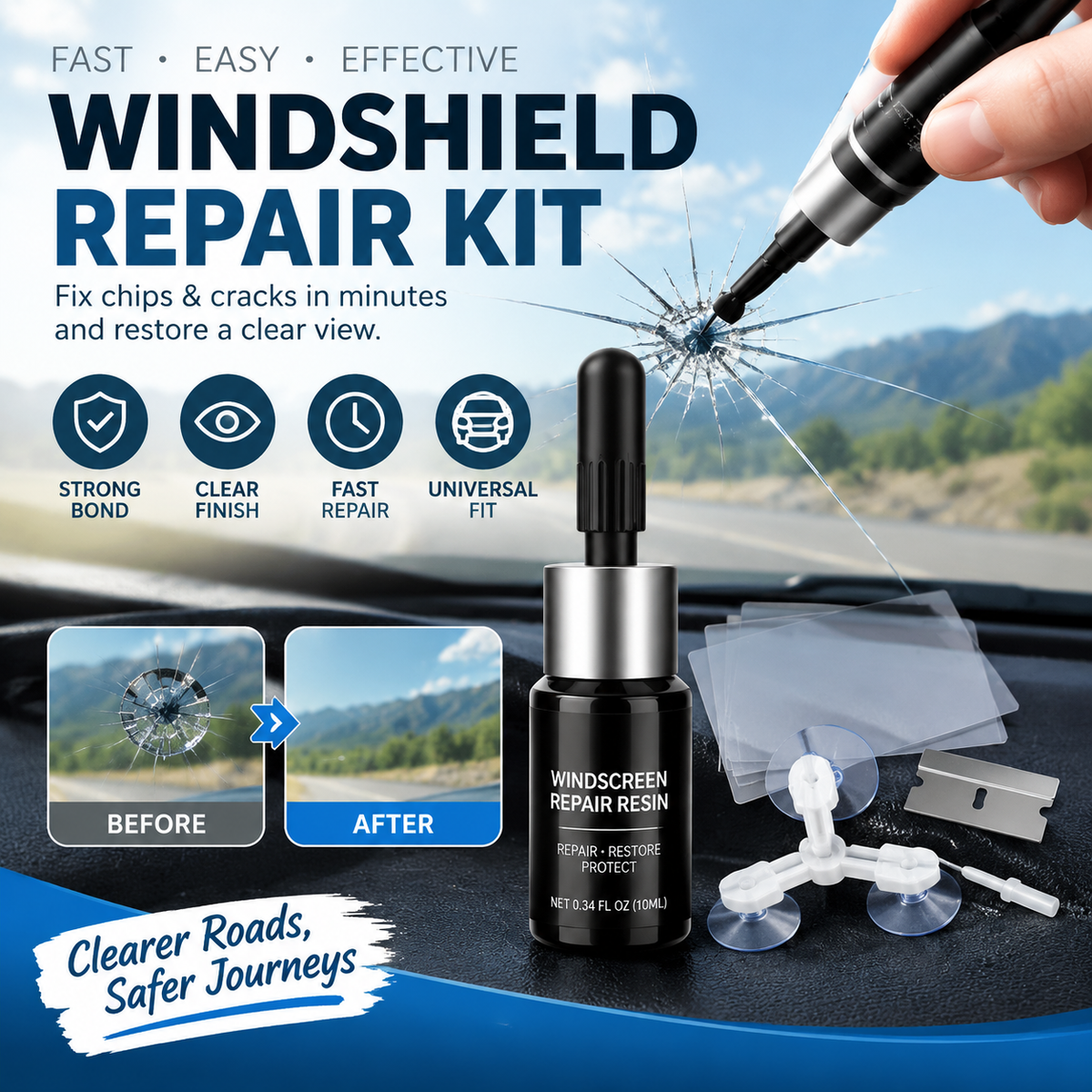 ✨ Fix Cracked Windshields & Screens in Minutes — No Expensive Repairs Needed! 🔥 Limited 50% OFF